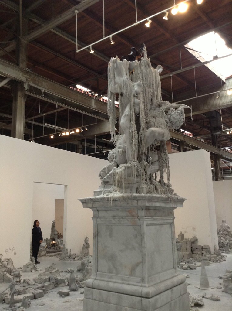 Clay Sculptures from the Urs Fischer show 