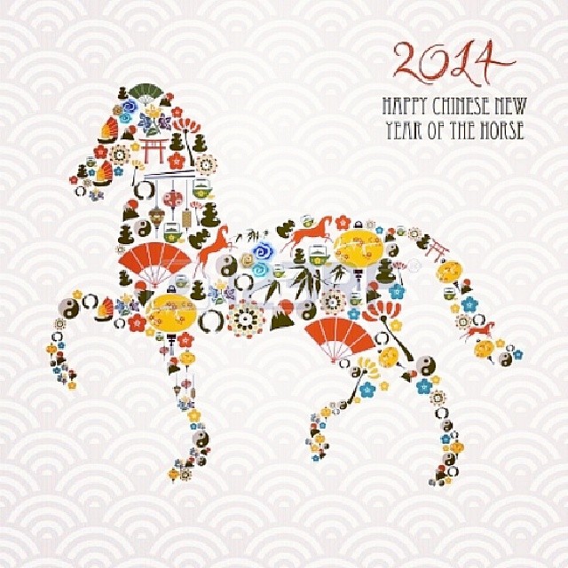 Feliz Año Nuevo Chino! // Happy Chinese New Year the horse!