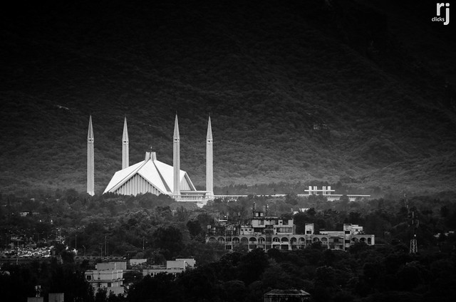 The Faisal Mosque, Islamabad, Pakistan