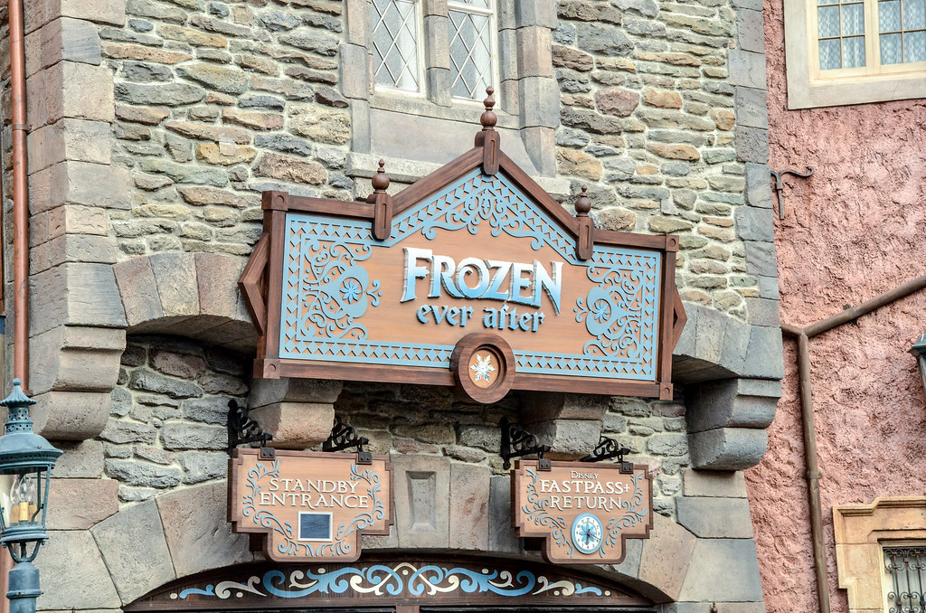 Frozen Ever After sign