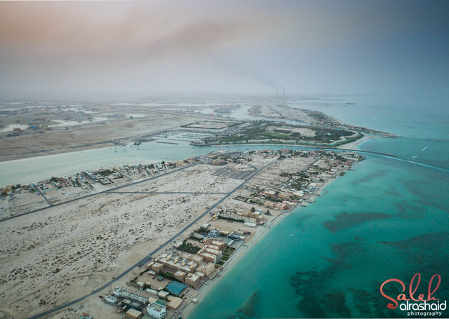 Kuwait - Aerial Photo over AlKhaitan Chalets