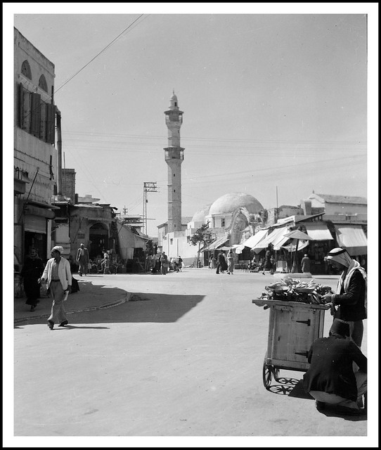 Jaffa Market Place, Palestine - circa 1940 to 1946