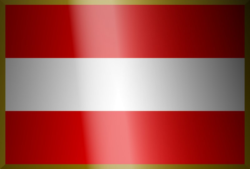 Austria Osterreich Flag Flagge Austria Listeni ËˆÉ