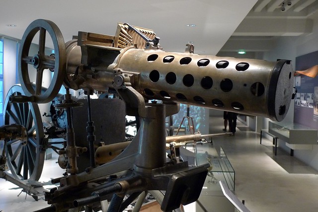 Musée de l'Armée. Gatling M APX (1895)