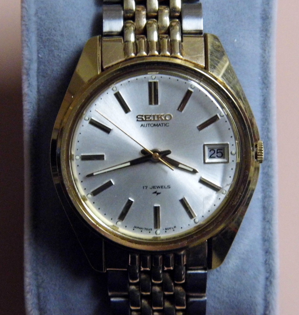 Vintage Seiko Automatic 17 Jewels Wrist Watch, Made in Jap… | Flickr