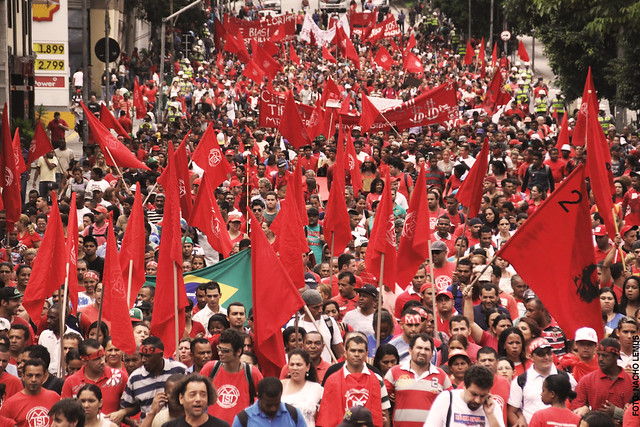 Marcha por Moradia Digna, em São Paulo