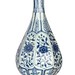 Blue and White (Qinghua) Hexagonal Porcelain Vase