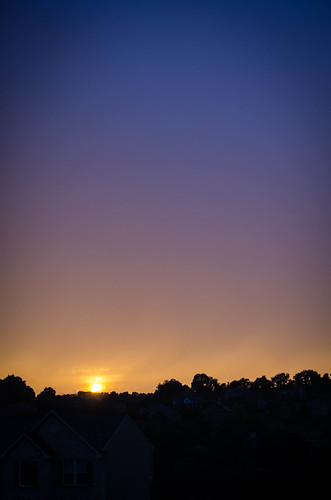 blue sunset orange sun evening haze purple pentax k5 westernpennsylvania da35mmmacrolimited