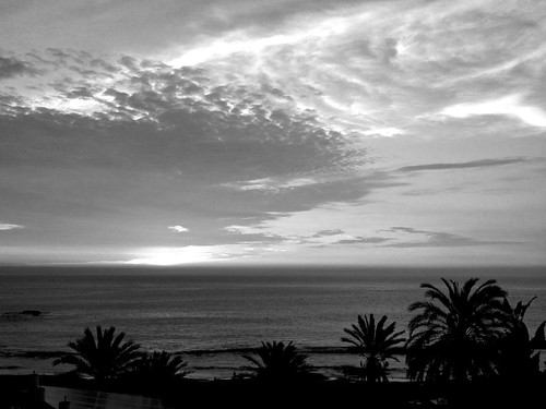beach bianconero blackandwhite blackwhite blancoynegro clouds cielo horizon horizonte peru playa sky sunset