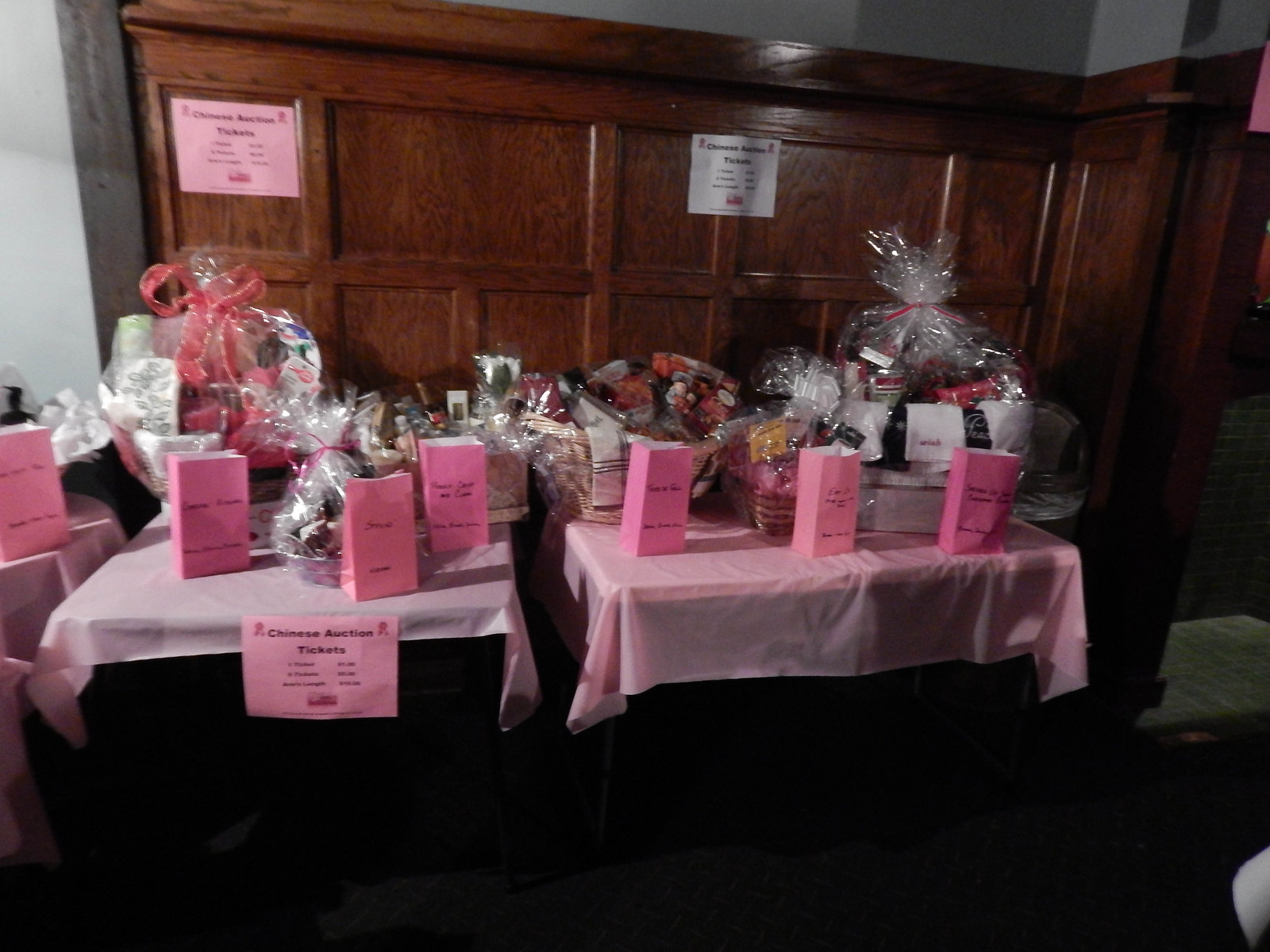 Auctions items at Benefit