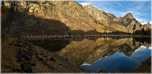 Antrona Lake, Landscape by "Max Deca", A sunset On The Lake Of Antrona

<a href="http://www.shutterstock.com/pic-104578895/stock-photo-autu