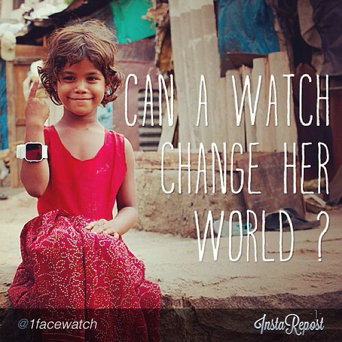 Great cause and great products by @1facewatch "Meet Lakshana, when we brought food supply to her village she ran up to us and asked "Who is sending us this food?" We said "This watch sent you the food" She started laughing and giggling so we explained the | by insta2641
