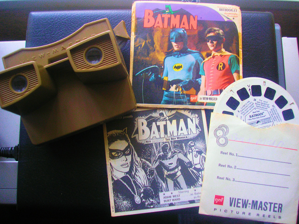 My Batman & Robin Viewmaster 3D Viewer and Reels. 1966.