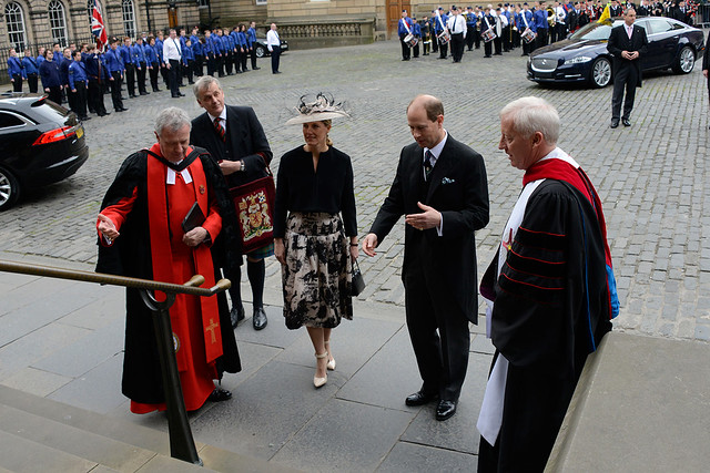 The Earl and Countess of Wessex attend the General Assembly in Edinburgh