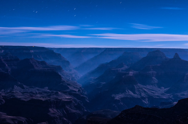 Grand Canyon By Moonlight
