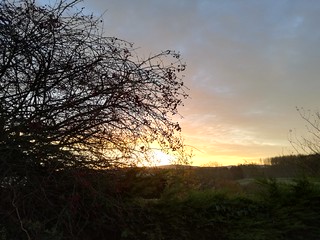Sunrise over Wark, November 2016