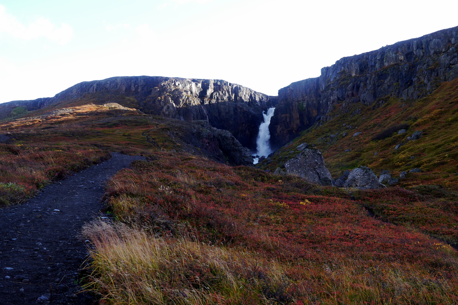 Fardagafoss from a Distance