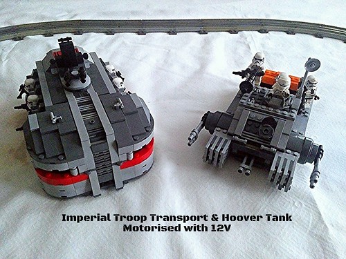 Imperial Troop Transport and Imperial Hoover Tank from Rogue One | by Veynom