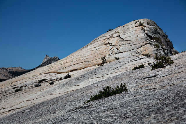 Approaching the top of Lembert Dome, Yosemite