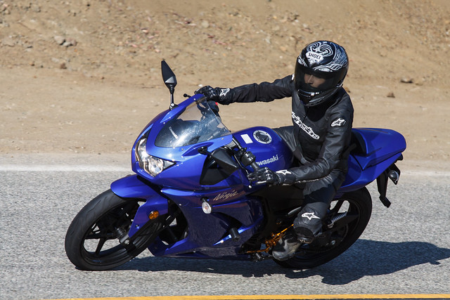 Kawasaki Ninja on Mulholland Highway