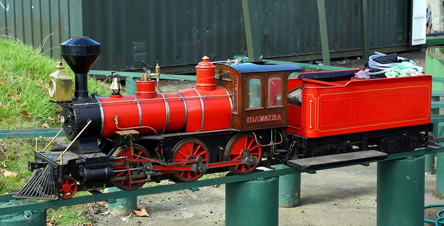 Model steam engine.