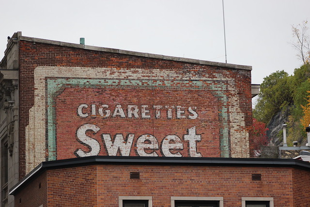 Old Cigarettes Sweet Caporal Sign