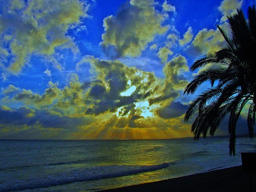 blue sunset españa atardecer mar spain andalucia costadelsol puestadesol málaga marbella