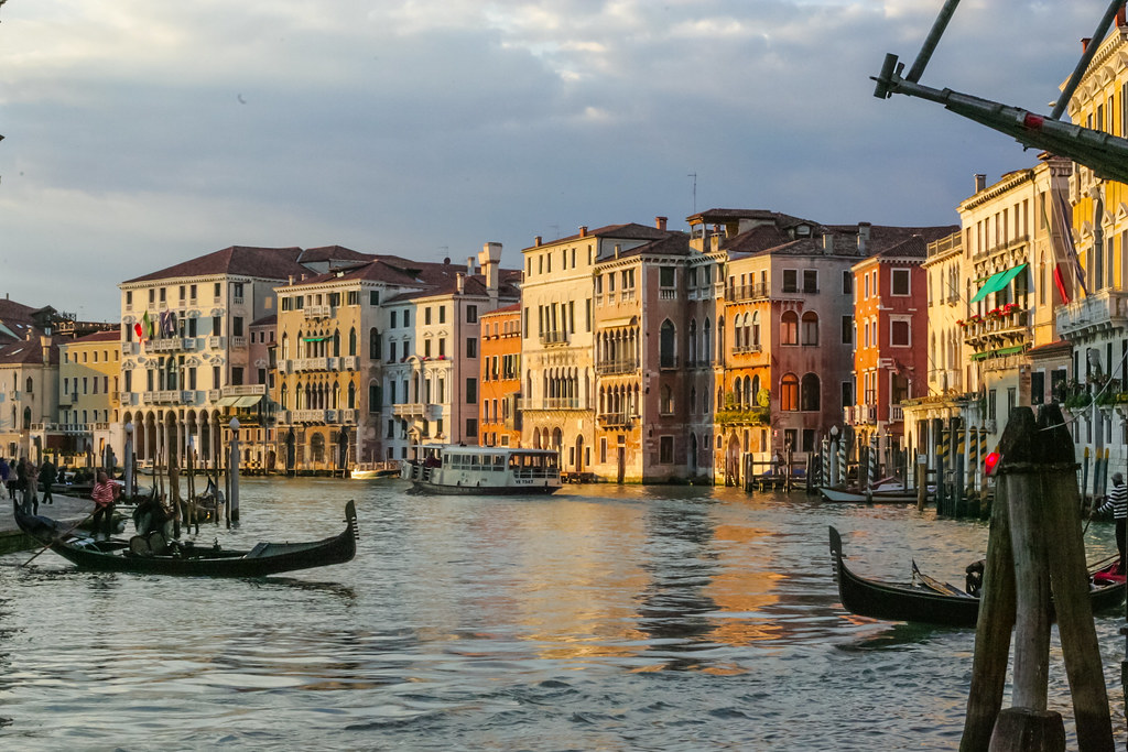 Travel hotspots in Northern Italy, venice sunset view