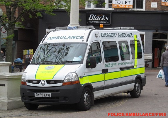 Emergency response systems limited-Renault master-emergency ambulance-DK59 EVM-314