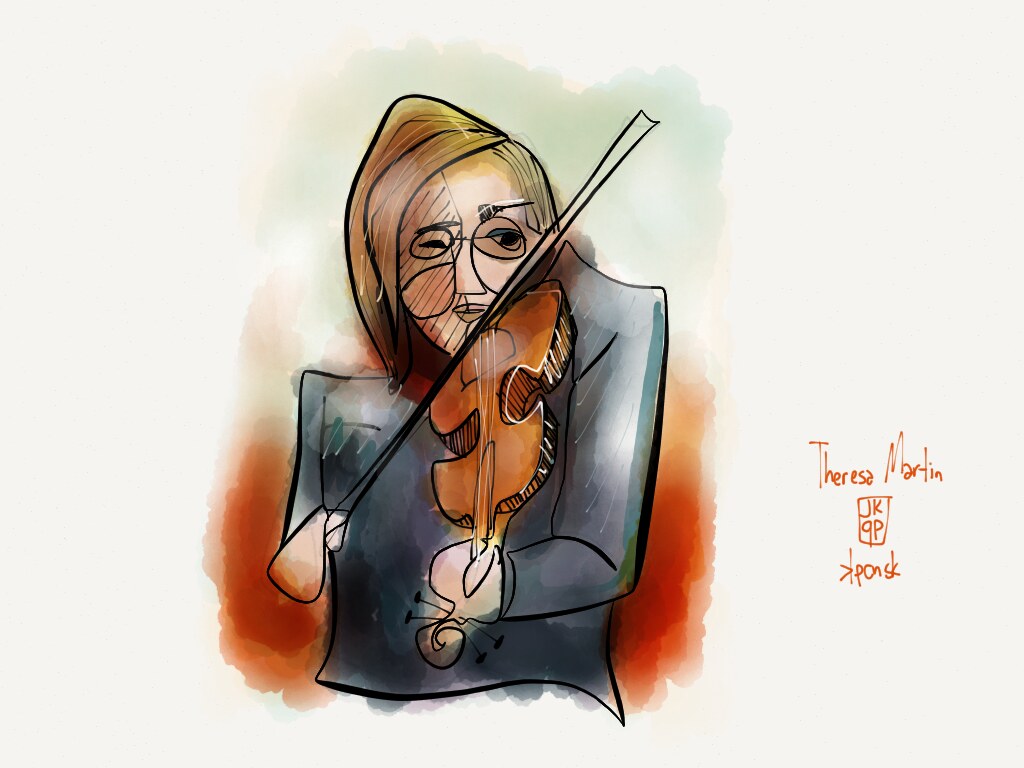 JKPP Theresa Martin | JKPP portrait of Theresa Martin, drawn… | Flickr