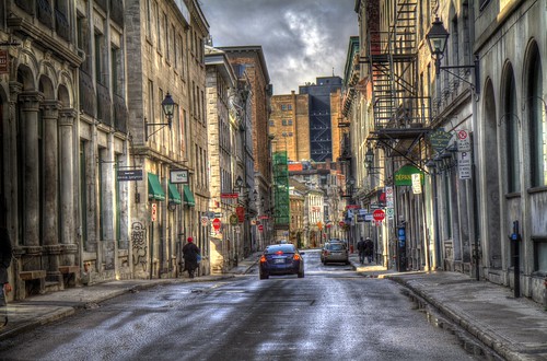 street old city port landscape ship montréal montreal rue hdr ville