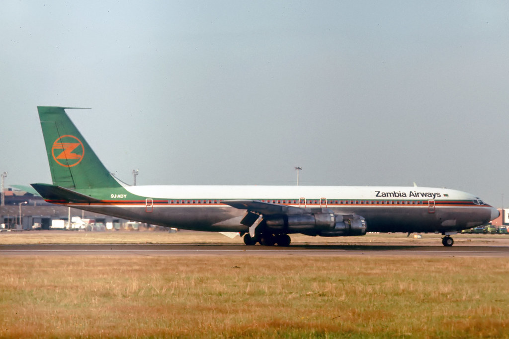 9J-ADY Boeing 707-349C Zambia Airways