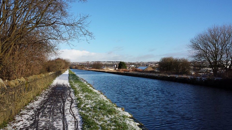 Burnley Straight Mile in Snow