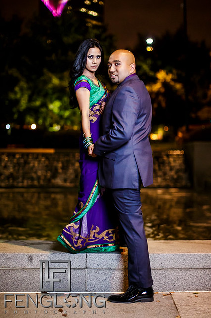 Serana & Saifur Engagement Session | Rhodes Hall & Centennial Olympic Park | Atlanta Bangladeshi Wedding Photography