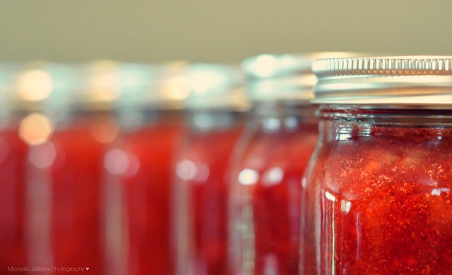 182/365 ~ homemade strawberry jam