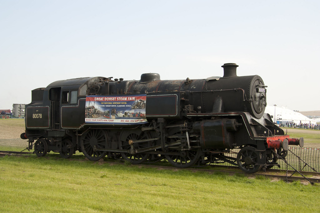 BR Standard Class 4MT No. 80078 at the Great Dorset Steam … | Flickr