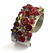 Silver and Enamel Nature Cuff