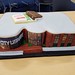 A library look-alike cake designed by Capital City Cakes - Photos from the Dedication and Grand Opening of the new Grove City Library on Sunday, October 16.  State Librarian Beverly Cain spoke at the event and took these photos.