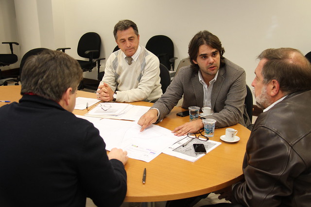 Discutindo projeto de Escola Técnica em Pato Branco, com o Dep. Federal Pedro Guerra