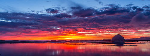 ocean sunset sky seascape clouds landscape bay