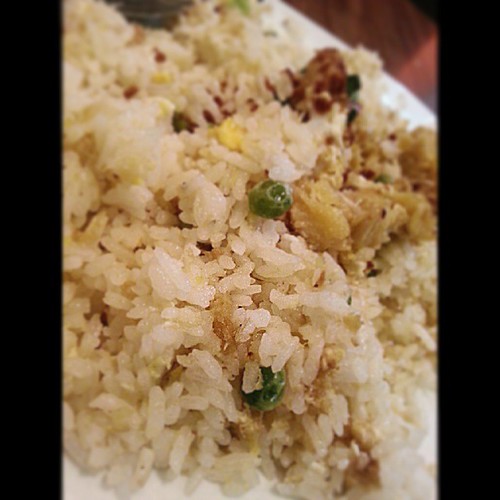 #Breakfasttime. Still attending to my five year old nephew. #friedrice with chorizo bits and a perfectly #pouched egg. #organic #bread #goodcoffee #happylife #goodlife #goodfood #bigsmile #biglove #bigtummy | by ran_classic72s