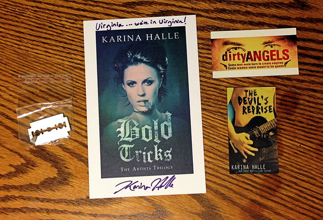 Lovely Swag from Author Karina Halle