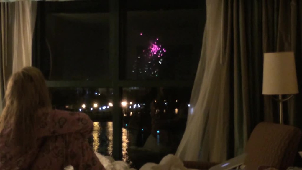 Watching fireworks