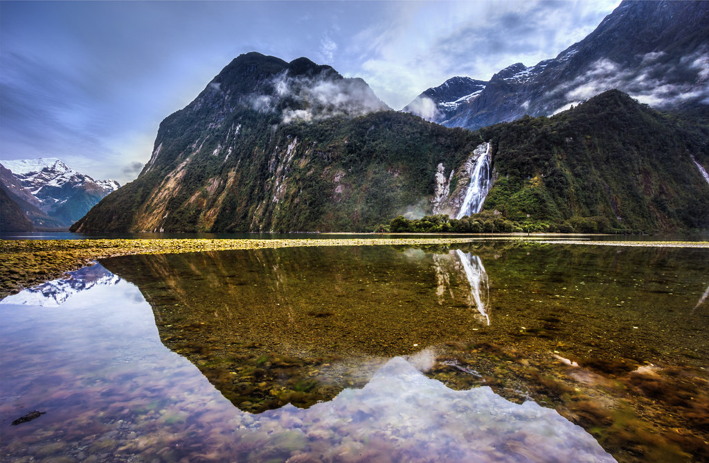 Reflections in Milford Sound | Here’s one of my favorite ima… | Flickr