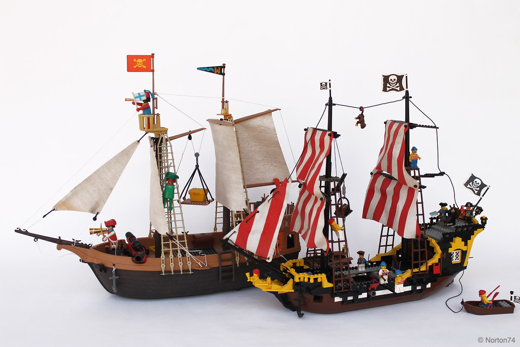 Hvert år Bliver værre aflevere Pirates: Playmobil Vs LEGO | Playmobil and LEGO “pirate ship… | Flickr