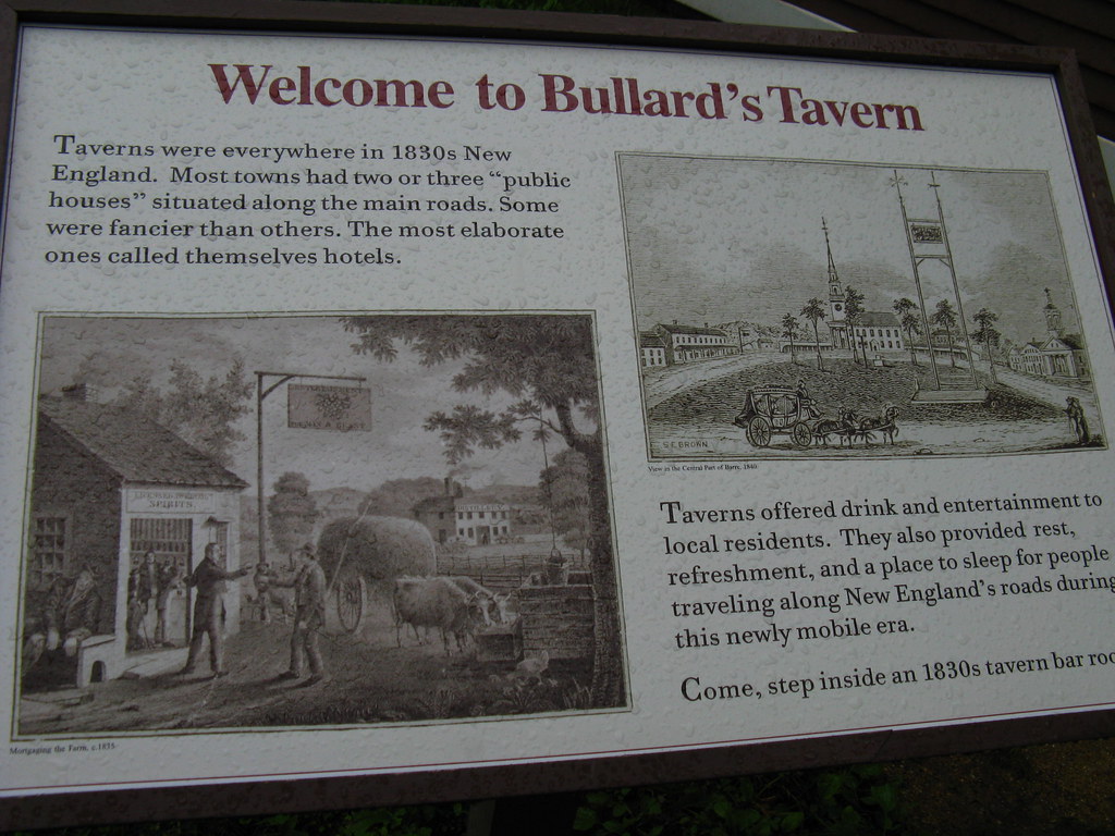 Old Sturbridge Village | Bullard Tavern sign Located in West… | Flickr