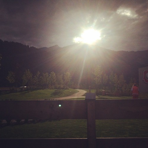 Sunset over the greens by bassart3000, square squareformat rise iphoneography instagramapp uploaded:by=instagram