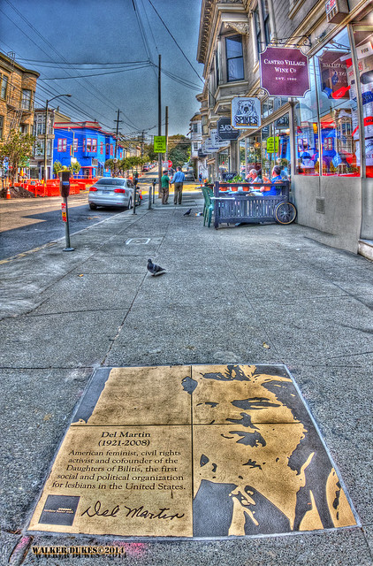 The Del Martin Rainbow Honor Plaque, HDR Panorama