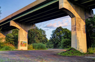 Under the Overpass; Waterville, Maine