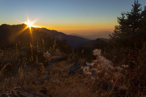 Sunrise on Poon Hill, Annapurna Base Camp Trek, Nepal by Matt-Zimmerman, morning nepal camp sunrise trek hill clear poon base annapurna 2012 westernregion ghodepani